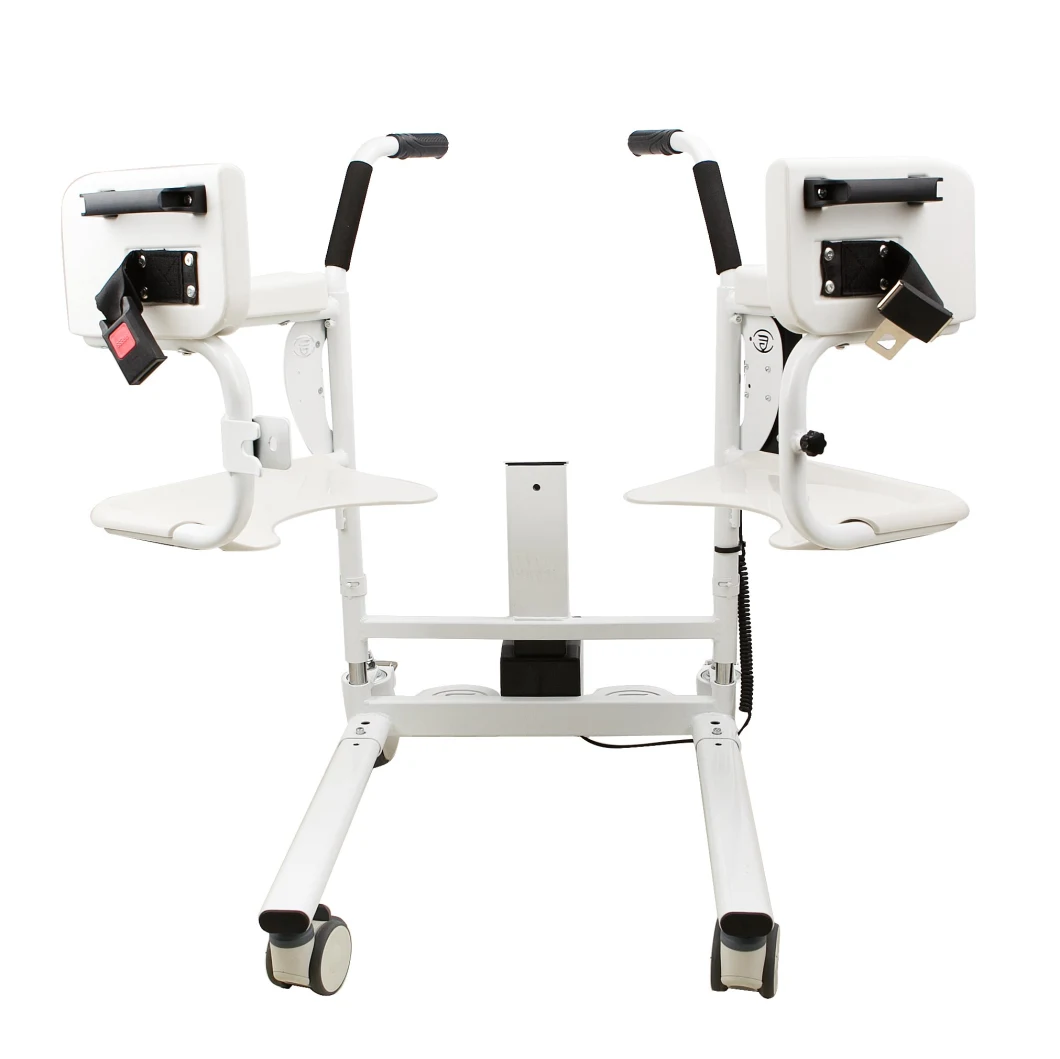 Transfer Lift Chair with Wheels Medical Shift Machine with Commode Toilet for Disabled Elderly