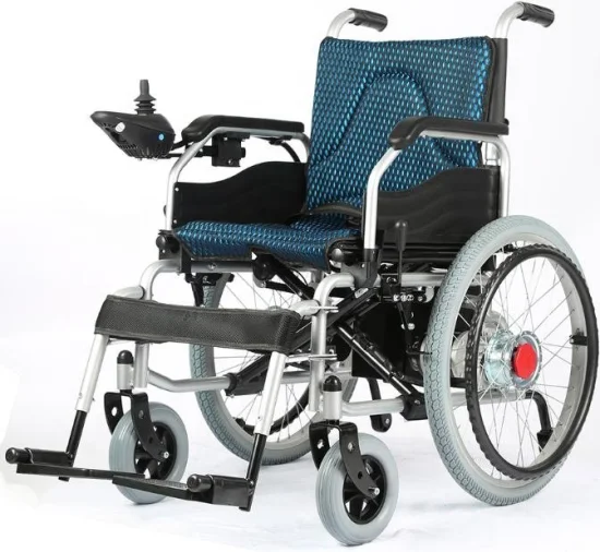 5% de réduction sur le fauteuil roulant électrique pliant pour handicapés CE Scooter de mobilité Silla De Ruedas fauteuil roulant électrique motorisé