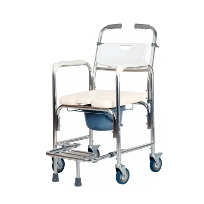 Fauteuil roulant en aluminium pour fauteuil roulant Silla Comoda avec roues pour personnes handicapées