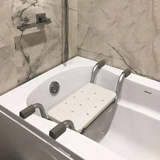 Tabouret de douche poids léger en aluminium de style Kd chaise de tube de bain banc de bain Easy-Fit usine de la Chine