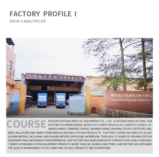 Fauteuil roulant manuel pliable économique Direct China Factory Fauteuil roulant en acier avec des prix compétitifs