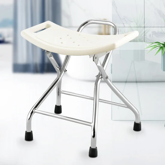 Banc de douche de chaise de douche de siège de bain handicapé réglable en aluminium léger durable pour les personnes âgées
